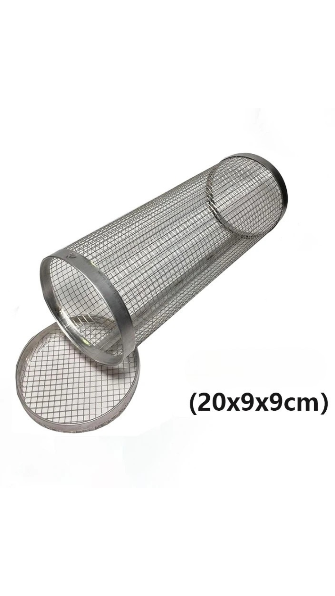 Edelstahl Grillkorb 2er Set