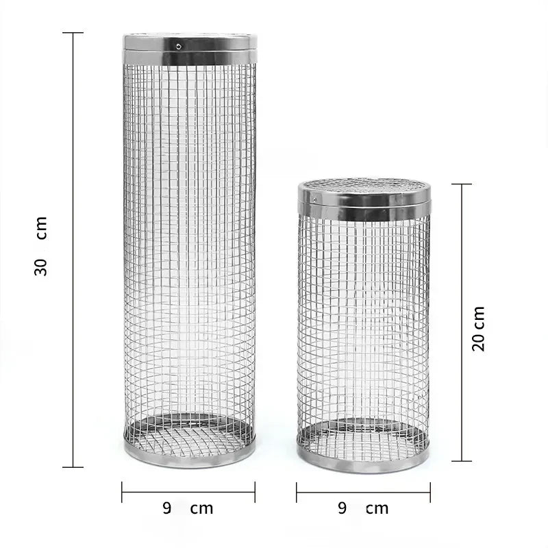 Edelstahl Grillkorb 2er Set