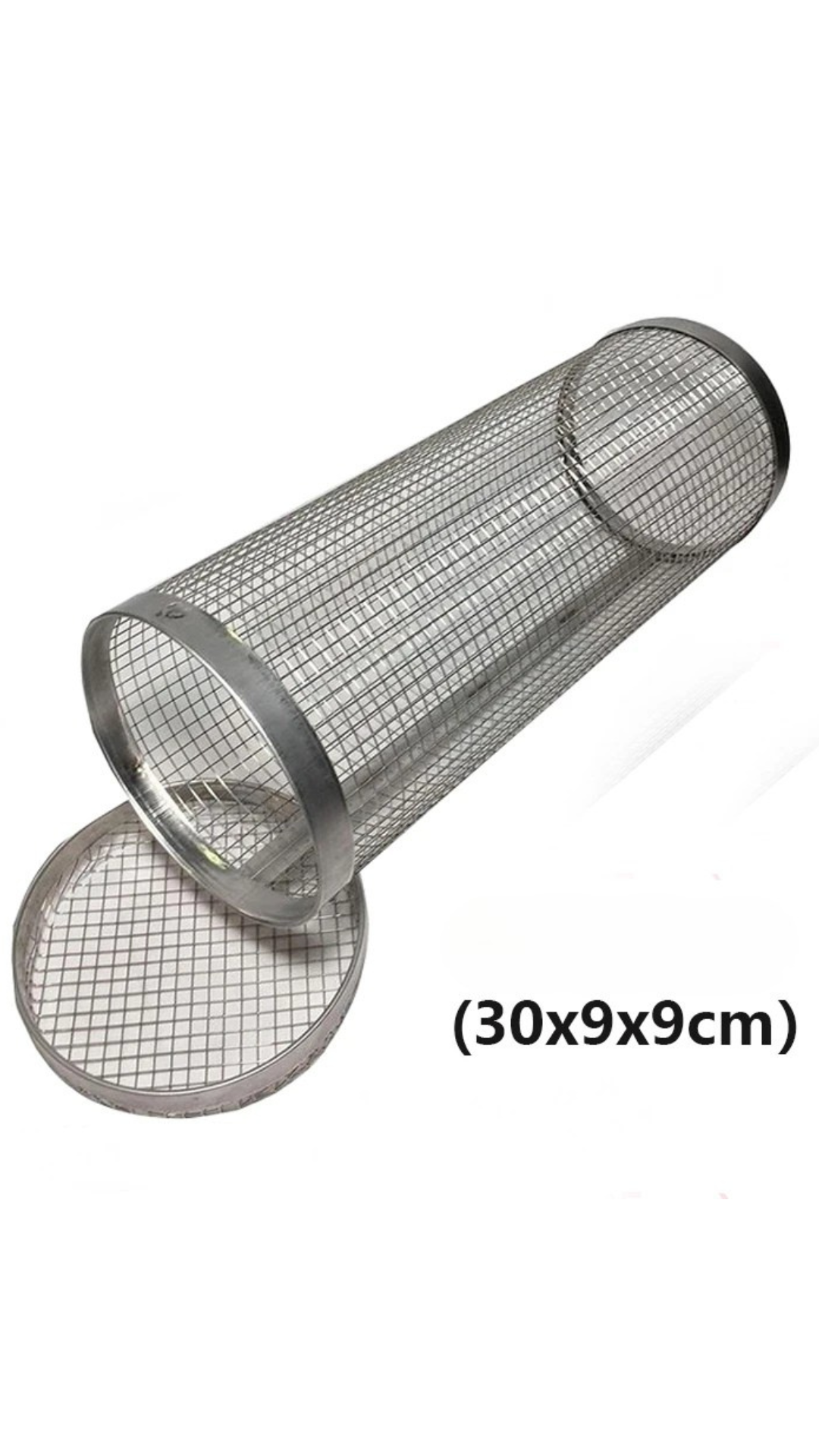 Edelstahl Grillkorb 2er Set