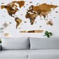 3D Weltkarte "ESPRESSO" -