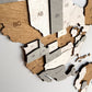 Wooden 3D Wall Map | CREME-2