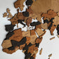 3D Weltkarte "ESPRESSO" -